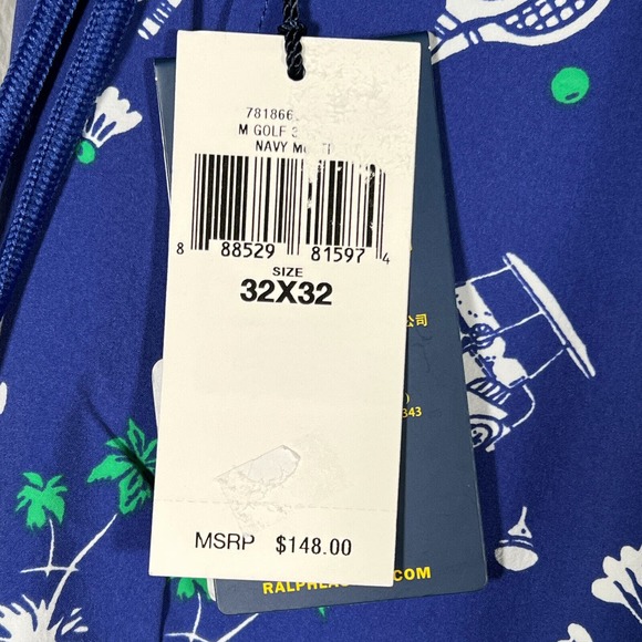 Ralph Lauren Golf Pants Mens 32x32 (actual 34x32) All Over Wicking Swim Packable - Picture 4 of 13